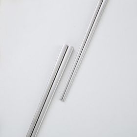 Stainless Steel Tableware Square Chopsticks Metal Plated Custom Gift Square