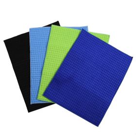 Microfiber Sponge Composite Small Grid Coaster Kitchen Supplies