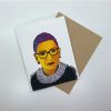 Ruth Bader Ginsburg Pop Art - Greeting Card