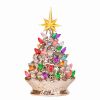 RJ Legend Ceramic Mini Decorated Christmas Tree for Home