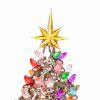 RJ Legend Ceramic Mini Decorated Christmas Tree for Home