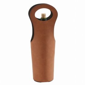 Leatherette Wine Holder,  14.5" H