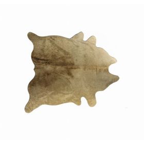 72" x 84" Gold Cowhide  Rug