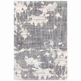 5'x8' Grey and Ivory Grey Matter Indoor Area Rug