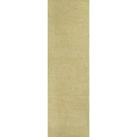 2' x 7' Runner Polyester Canary Yellow Area Rug