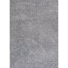 2'x4' Polyester Grey Heather Accent Rug