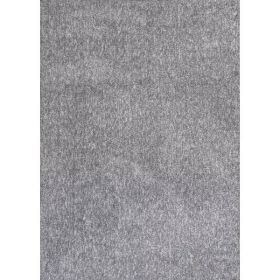 3' x 5' Polyester Grey Heather Area Rug