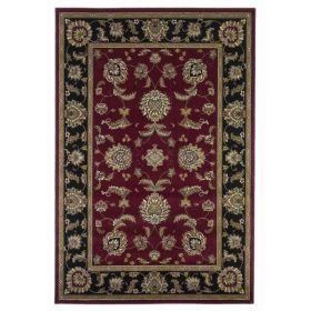3'x5' Red or Black Bijar Polypropylene Area Rug
