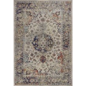 5' x 7'  Ft Polypropylene Ivory  Area Rug