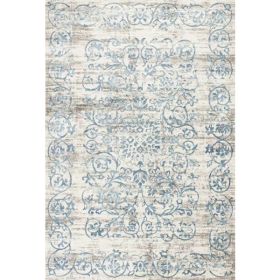 5' x 7'  Polypropylene Ivory or Blue Area Rug