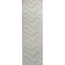 2' x 7' Runner Wool Ivory Area Rug