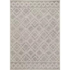 5' x 7'  Wool Sand Area Rug