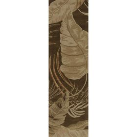 2' x 8' Runner Wool Mocha Area Rug
