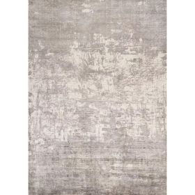 5' x 7'  Viscose Beige Area Rug