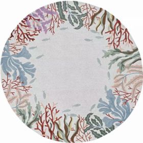 24" X 90" Ivory  Polyester Rug
