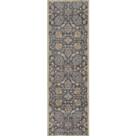63" X 91" Taupe Wool Rug