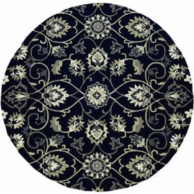 60" X 90" Navy Polypropylene Rug