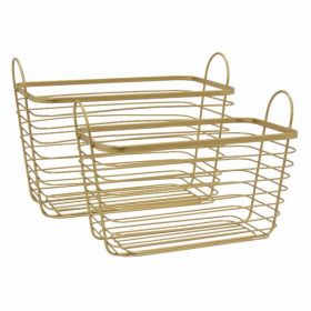 Plutus Brands Metal Basket - in Colored Metal Set