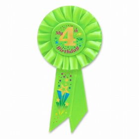 Rosettes(Multiple Themed Designs Available) (Color: Lime Green, Country of Manufacture: United States)